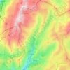 Mappa topografica Besse, altitudine, rilievo