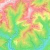 Mappa topografica Miazzina, altitudine, rilievo