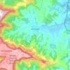 Mappa topografica Jamberoo, altitudine, rilievo