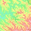 Mappa topografica Coronel Freitas, altitudine, rilievo