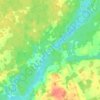 Mappa topografica Rylestone Lake, altitudine, rilievo