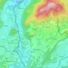 Mappa topografica Viggiù, altitudine, rilievo