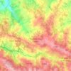 Mappa topografica Oradour-sur-Vayres, altitudine, rilievo