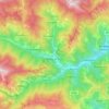 Mappa topografica Pieve di Teco, altitudine, rilievo
