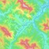 Mappa topografica Llodio, altitudine, rilievo