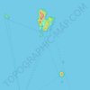 Mappa topografica Pulau Redang, altitudine, rilievo