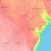 Mappa topografica Diso, altitudine, rilievo