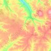 Mappa topografica Bemposta, altitudine, rilievo