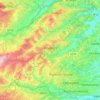 Mappa topografica Pianella, altitudine, rilievo