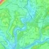 Mappa topografica Torrente Bevera, altitudine, rilievo