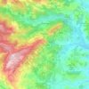 Mappa topografica Pazzano, altitudine, rilievo
