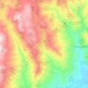 Mappa topografica Santa Domenica Vittoria, altitudine, rilievo