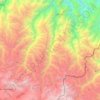 Mappa topografica Sina, altitudine, rilievo
