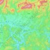 Mappa topografica Maniwa County, altitudine, rilievo