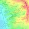 Mappa topografica Santa Cruz, altitudine, rilievo