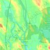 Mappa topografica Milford, altitudine, rilievo