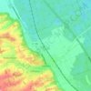 Mappa topografica Sierentz, altitudine, rilievo