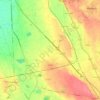 Mappa topografica Soleto, altitudine, rilievo