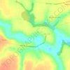 Mappa topografica Потапово, altitudine, rilievo