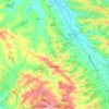 Mappa topografica Carla-Bayle, altitudine, rilievo