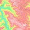 Mappa topografica Huacrachuco, altitudine, rilievo