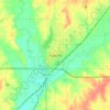 Mappa topografica Augusta, altitudine, rilievo