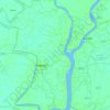 Mappa topografica Pirojpur Sadar Subdistrict, altitudine, rilievo