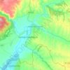 Mappa topografica Aldea del Fresno, altitudine, rilievo