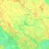 Mappa topografica Уза, altitudine, rilievo