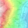 Mappa topografica Sant'Alfio, altitudine, rilievo