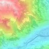 Mappa topografica Sarre, altitudine, rilievo