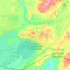 Mappa topografica Охранная зона государственного природного биосферного заповедника «Даурский», altitudine, rilievo