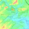 Mappa topografica Archena, altitudine, rilievo