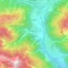 Mappa topografica Sutrio, altitudine, rilievo