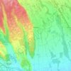 Mappa topografica Barengo, altitudine, rilievo