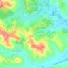 Mappa topografica Frassinello Monferrato, altitudine, rilievo
