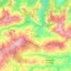 Mappa topografica Daïra Djimla, altitudine, rilievo