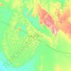 Mappa topografica Erg Tihodaine, altitudine, rilievo