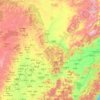Mappa topografica 黑龙江省, altitudine, rilievo