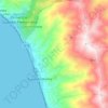 Mappa topografica Fuscaldo, altitudine, rilievo