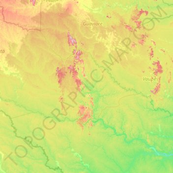 Mappa topografica Solano, altitudine, rilievo