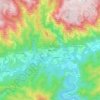 Mappa topografica Mons, altitudine, rilievo