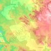 Mappa topografica Kaban, altitudine, rilievo