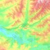 Mappa topografica El Burgo de Osma-Ciudad de Osma, altitudine, rilievo