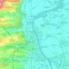 Mappa topografica Worms, altitudine, rilievo