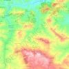 Mappa topografica Djemila, altitudine, rilievo