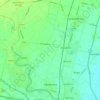 Mappa topografica Vigodarzere, altitudine, rilievo