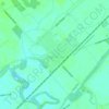 Mappa topografica Thamesville, altitudine, rilievo