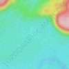 Mappa topografica Papoose Lake, altitudine, rilievo