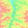Mappa topografica Porto Franco, altitudine, rilievo